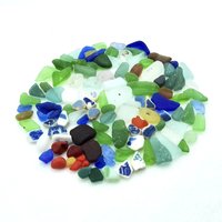 Sea Glass Sampler Mixed Beach Pottery Milk Glass Bonfire Unusual Craft Supplies