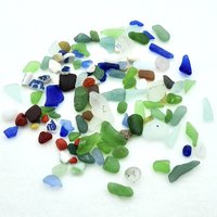 Sea Glass Sampler Mixed Beach Pottery Milk Glass Bonfire Unusual Craft Supplies