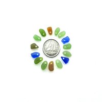 mini sea glass beads