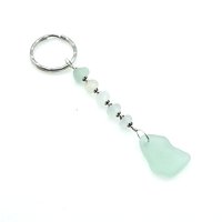 sea glass key chain for women or girls