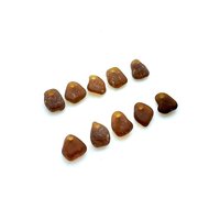 brown sea glass beads