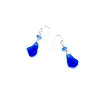 cobalt blue pierced dangles