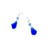 cobalt blue pierced dangles