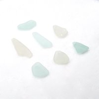 large beach glass beads