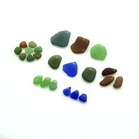 Sea Glass Mix Beads Charms Pendants for Jewelry Making Drilled Real Beach Craft Supply 