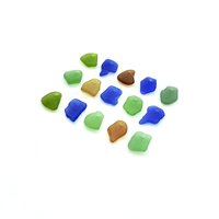 cobalt blue brown green mix