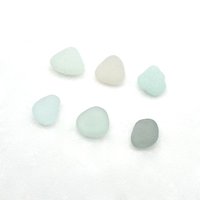 thick pastel sea glass pieces