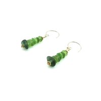 pierced gold dangles
