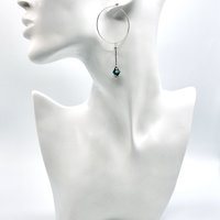 total earring length - 2 5/8" (6.7cm)