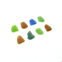 genuine sea glass pendants