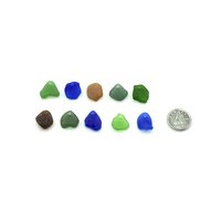 drilled beach glass