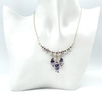 Amethyst gemstone necklace for women