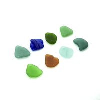 drilled real seaglass