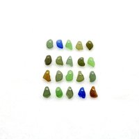 drilled beach glass