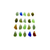 drilled beach glass beads