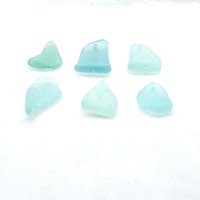 Genuine Sea Glass Pendants Large Pastel Top Drilled Hole Beach Craft Supply 
