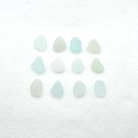 Pastel Sea Glass Charms for Jewelry Making Real Beach Glass Beads Craft Supply