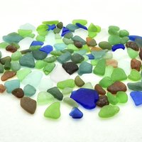 Craft Quality Sea Glass Natural Rough Real Beach Art Supply Terrarium Decoration