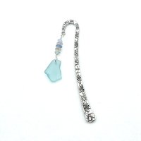 beaded metal hook bookmarker