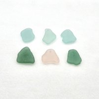 Large Sea Glass Pendants for Jewelry Wind Chimes or Keychains Beach Craft Supply