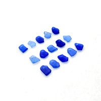 top drilled beach glass beads 