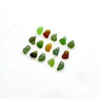 tiny sea glass beads