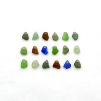tiny sea glass beads