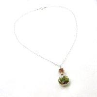vial chain colorful neck jewelry