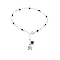 silver star charm dangle