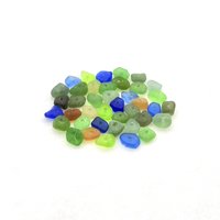 drilled beach glass