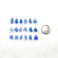cornflower blue drop beads