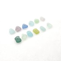 tiny sea glass charms