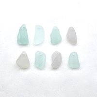 beach glass necklace charms 
