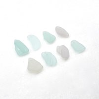 pastel sea glass pendants