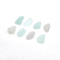 drilled beach glass beads