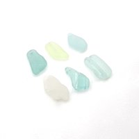 ocean glass with impressions