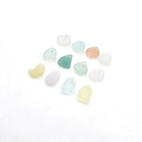 colorful sea glass charms