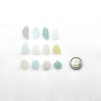 drilled beach glass beads