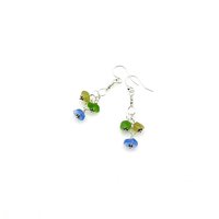 cornflower blue green and yellow