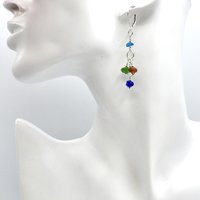 multi color dangles for women