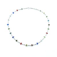 tiny colorful beach glass 