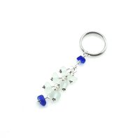 pastel blue with cobalt blue accents