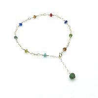 sea glass anklet for women