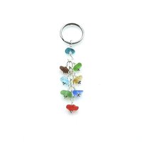 ladies colorful keyring 