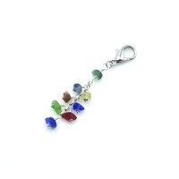 beach glass handbag or purse decoration