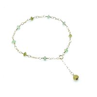 adjustable gold chain ankle bracelet