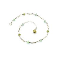 sea glass anklet for women