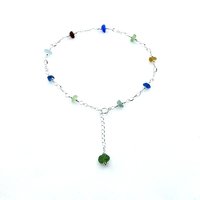 multi color ankle bracelet