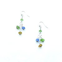 real sea glass earrings for women