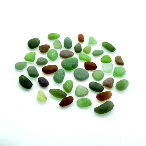 Real Sea Glass Pieces 40 Authentic Beach Craft Supply for Jewelry Making
